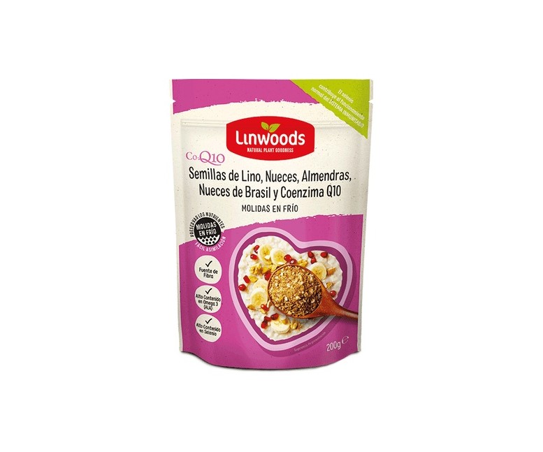 Semillas de Lino con Almendras y Nueces 200 g Linwoods