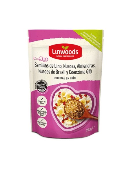 Semillas de Lino con Almendras y Nueces 200 g Linwoods