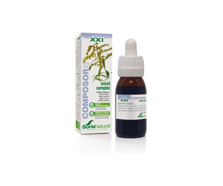 Composor 32 uricid complex siglo xxi 50 ml Soria Natural
