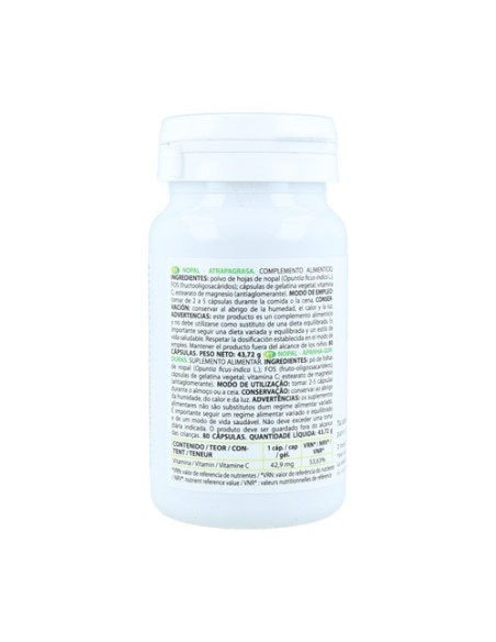 Nopal 80 cápsulas Intersa