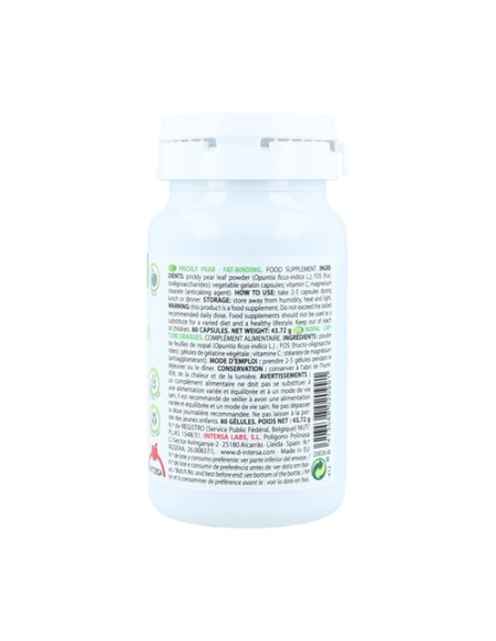Nopal 80 cápsulas Intersa