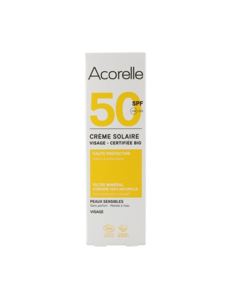 Crema Solar Facial SPF50 50 ml de crema Acorelle