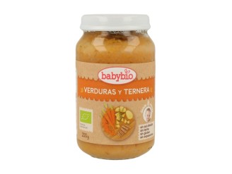 Tarrito De Verduras Y Ternera 8m+