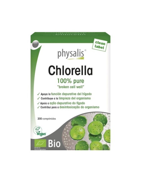 Chlorella Bio 200 comprimidos Physalis