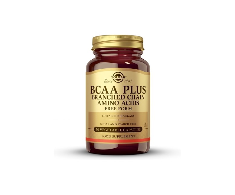 BCAA Plus 50 cápsulas Solgar