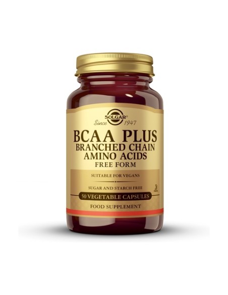 BCAA Plus 50 cápsulas Solgar