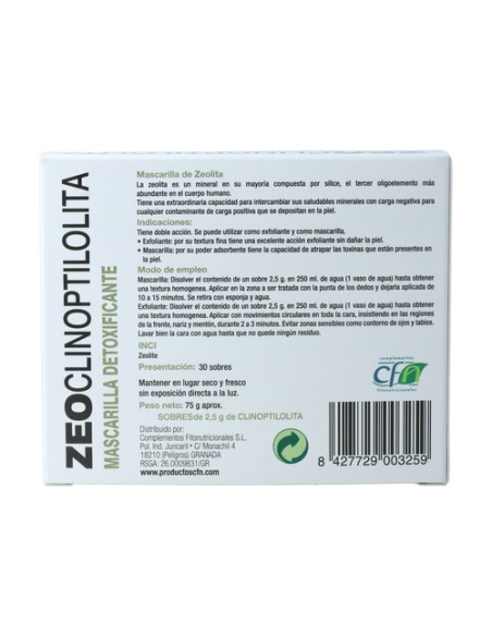 Zeoclinoptilolita (Zeolita) 30 sobres Cfn