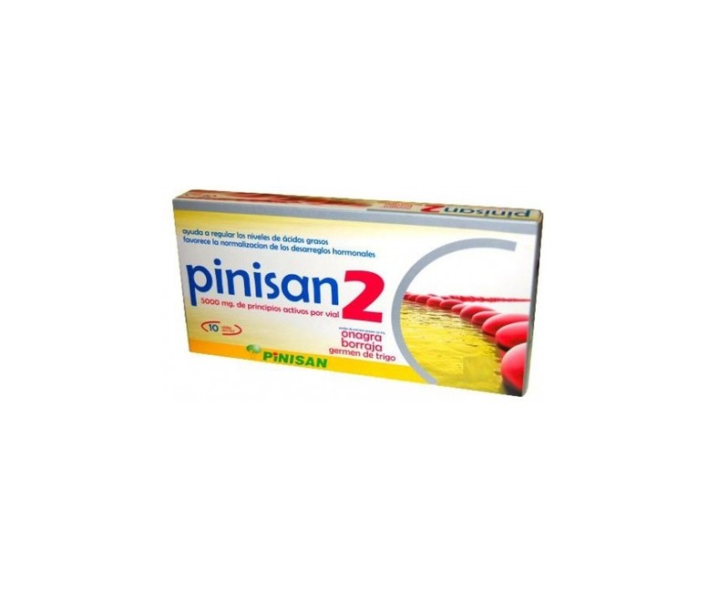 Pini San 2 Onagra y Borraja 10 ampollas Pinisan