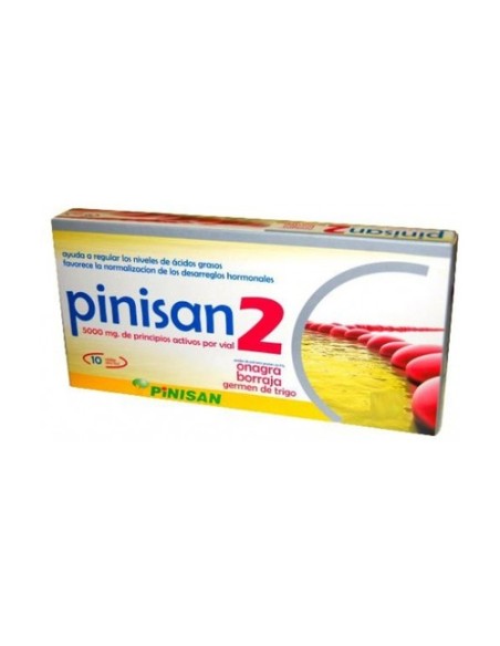 Pini San 2 Onagra y Borraja 10 ampollas Pinisan