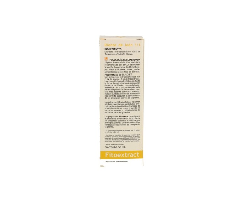 Extracto de Diente León 50 ml Eladiet