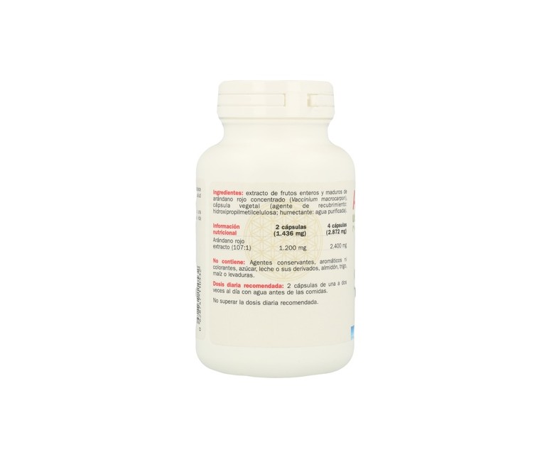 Arándano rojo 60 cápsulas de 600mg Sura Vitasan
