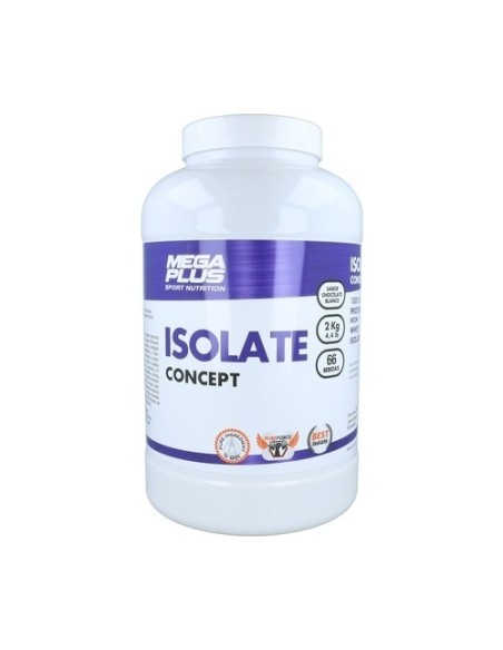 Isolate concept choco-blanco 1 kg de polvo (Chocolate) Mega Plus