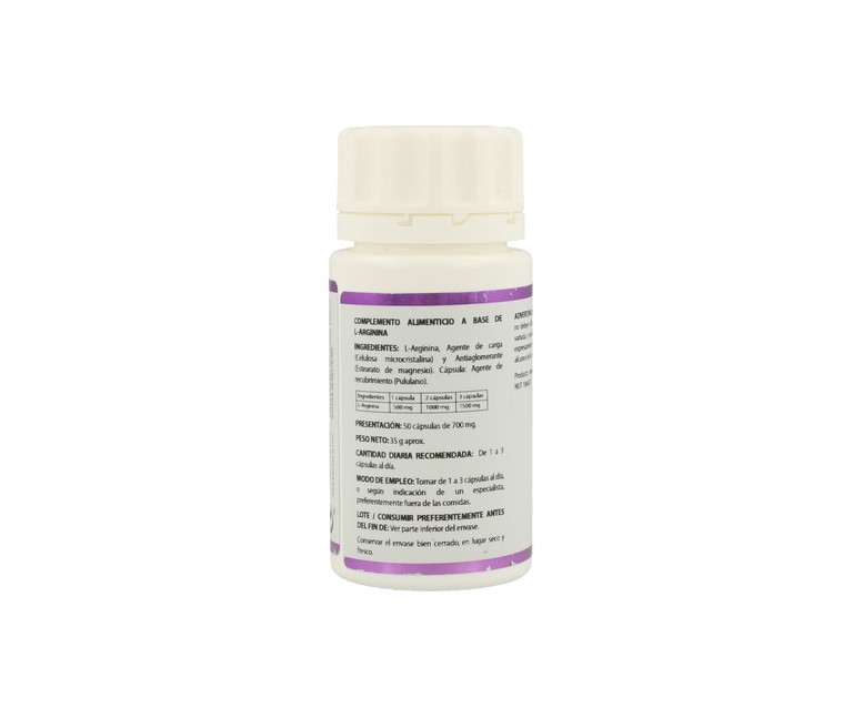 L-arginina Holomega 50 cápsulas Equisalud