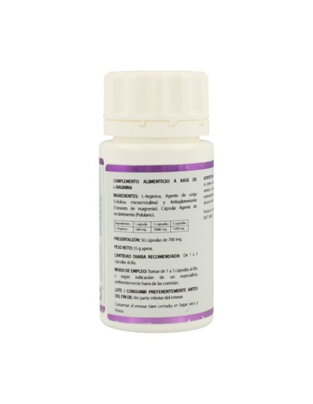 L-arginina Holomega 50 cápsulas Equisalud