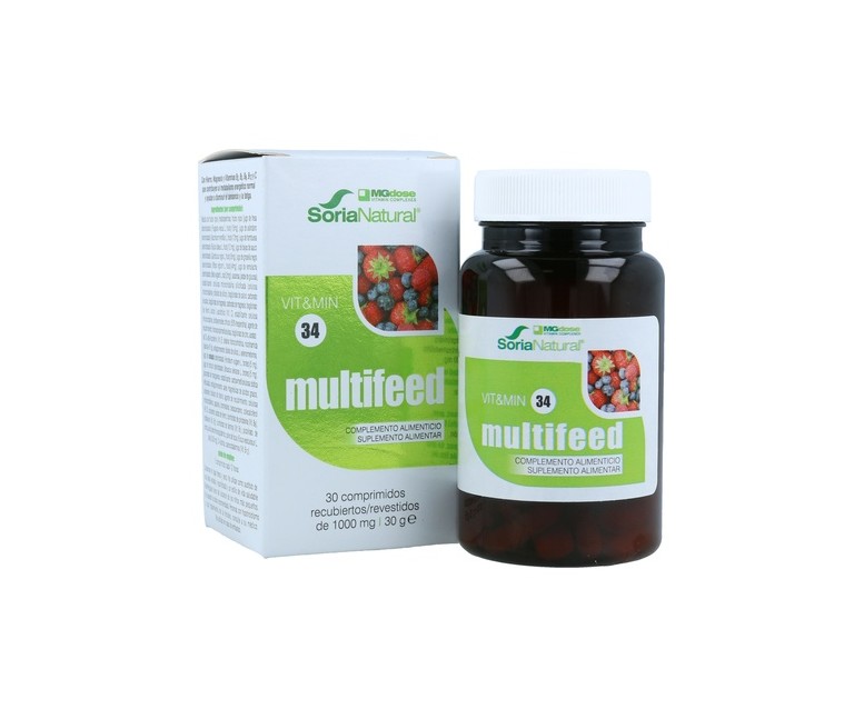 C-34 Multifeed 30 comprimidos Soria Natural