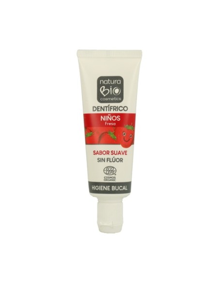 Dentífrico para niños 25 ml (Fresa) NaturaBIO Cosmetics