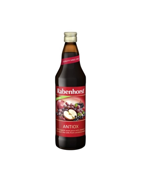 Pack Zumo Antiox Multifrutas Eco Vegan 6 unidades de 750 ml Rabenhorst