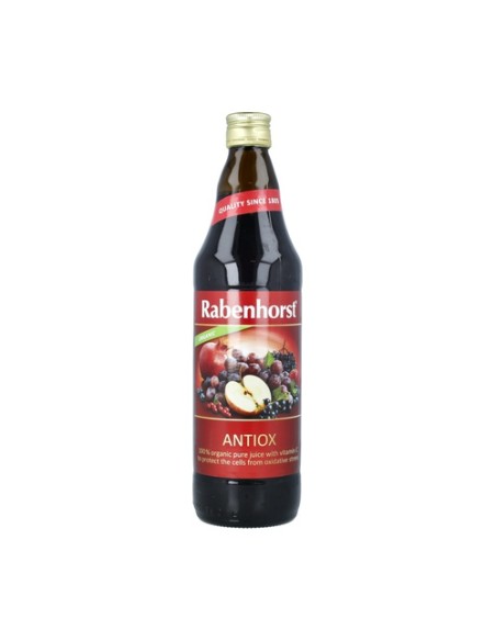 Pack Zumo Antiox Multifrutas Eco Vegan 6 unidades de 750 ml Rabenhorst