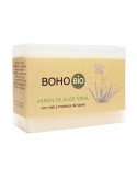 Jabón de aloe vera con miel y karité Bio