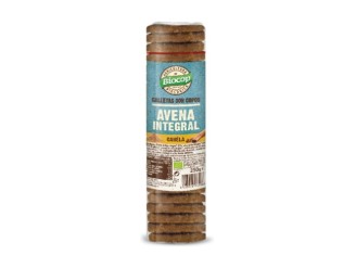 Galleta con copos de avena integral y canela - Biocop