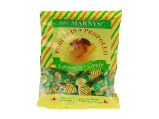 Caramelos de propoleo con mentol, eucalipto y miel