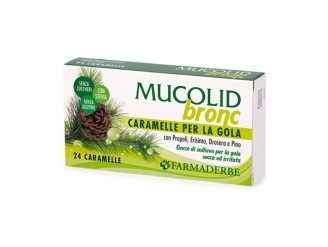 Mucolid bronc caramelos para la garganta