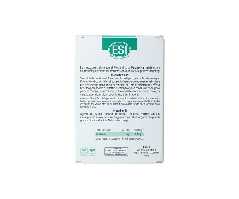 Melatonin pura 120 tabletas ESI