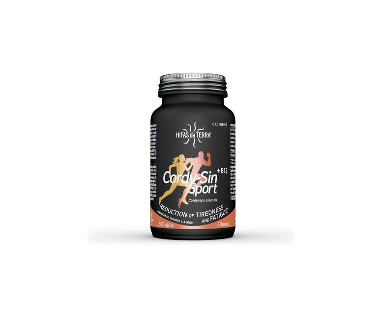 Cordy sin sport 60 cápsulas de 800mg Hifas da terra