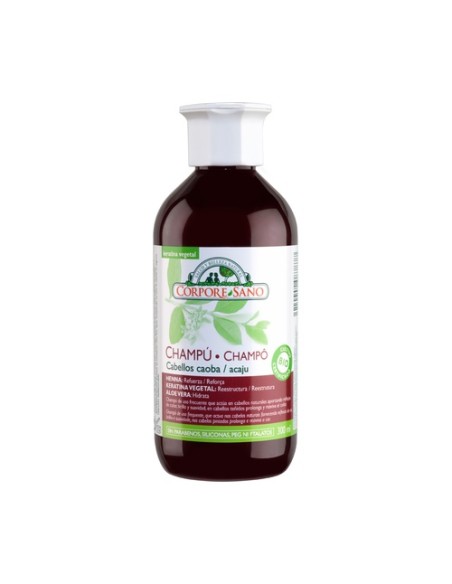 Champú Henna Caoba 300 ml de gel Corpore Sano