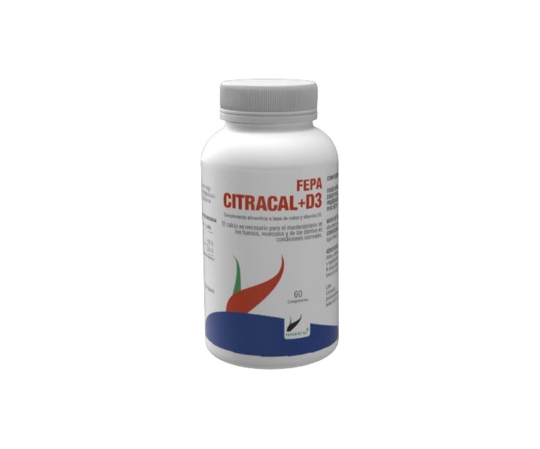 Fepa-citracal+d3 60 comprimidos Fepa