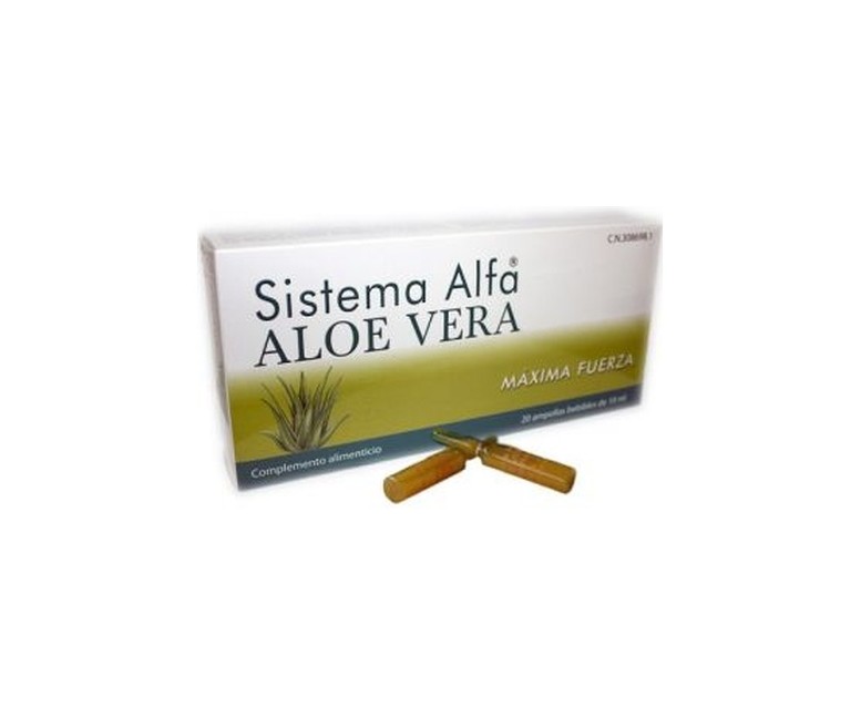 Sistema Alfa Aloe Vera 20 ampollas Pharma Otc