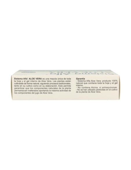 Sistema Alfa Aloe Vera 20 ampollas Pharma Otc