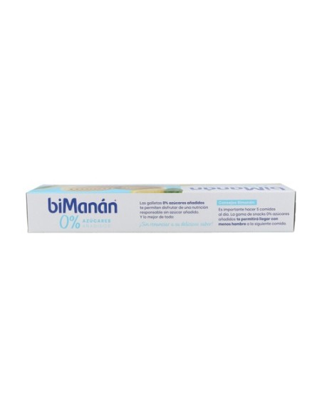 Galletas de limón 0% azúcares añadidos 125 g biManán