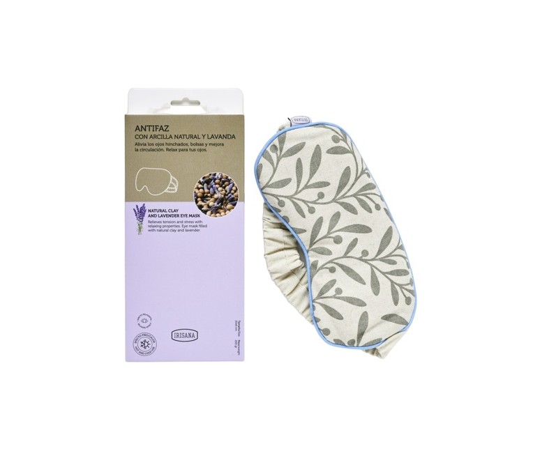 Antifaz con arcilla y lavanda 1 unidad Irisana
