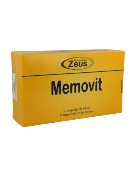 Memovit Estudial 30 ampollas Zeus