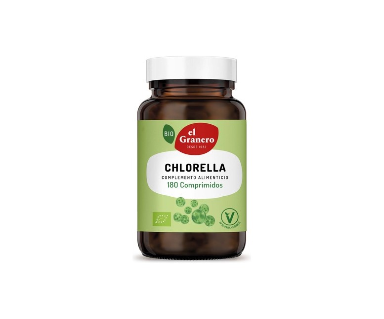 Chlorella Bio 180 comprimidos (400mg) El Granero Integral