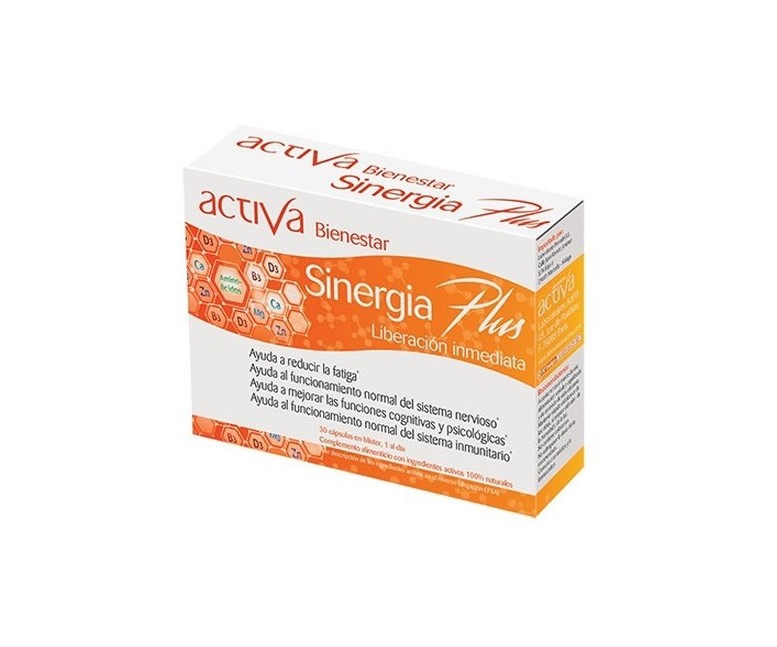 Binestar sinergia plus 30 cápsulas vegetales Activa