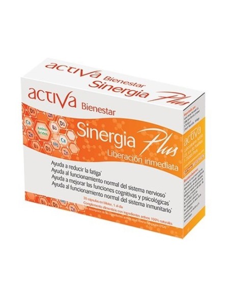 Binestar sinergia plus 30 cápsulas vegetales Activa
