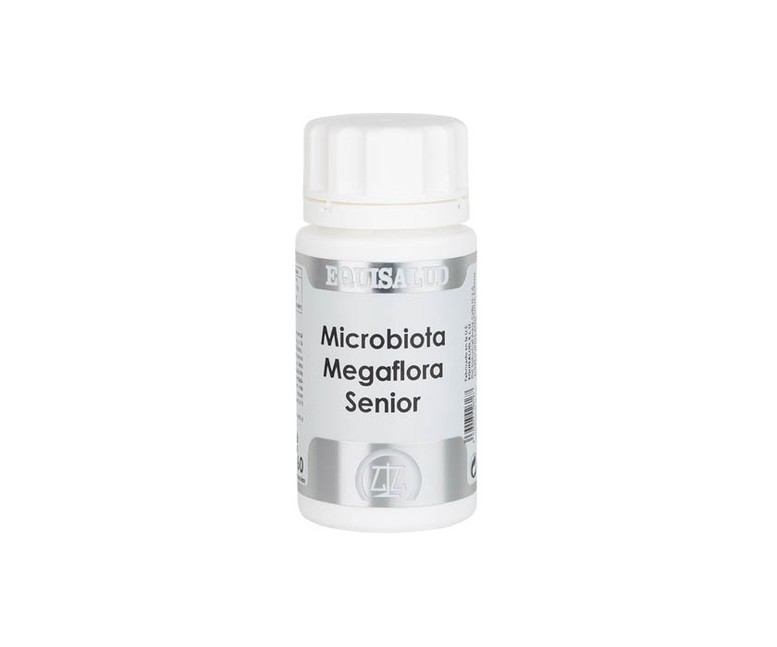 Microbiota megaflora senior 60 cápsulas de 600mg Equisalud