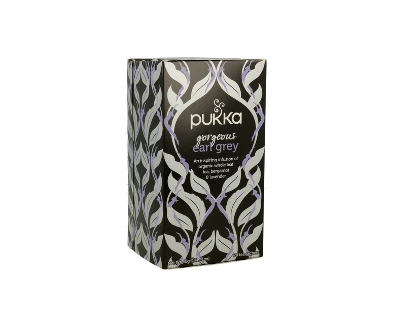 Té Gorgeous Earl Grey BIO 20 bolsitas infusoras Pukka