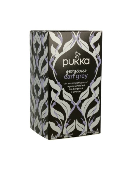 Té Gorgeous Earl Grey BIO 20 bolsitas infusoras Pukka
