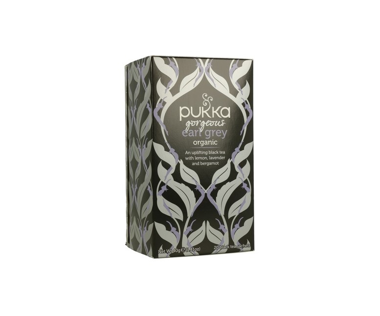 Té Gorgeous Earl Grey BIO 20 bolsitas infusoras Pukka