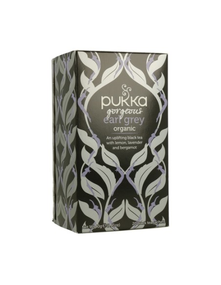 Té Gorgeous Earl Grey BIO 20 bolsitas infusoras Pukka