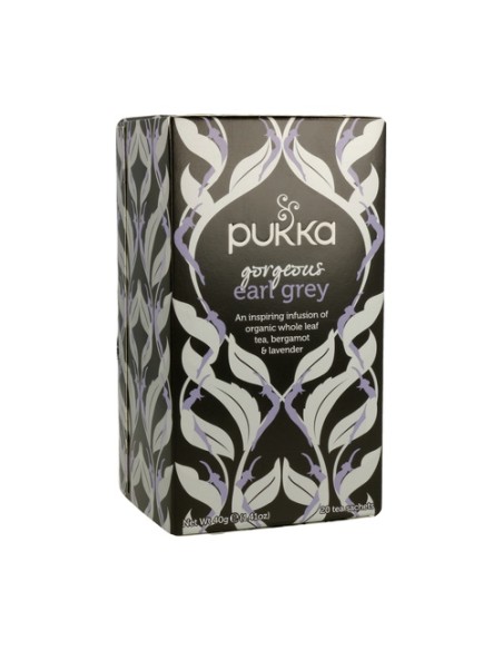 Té Gorgeous Earl Grey BIO 20 bolsitas infusoras Pukka