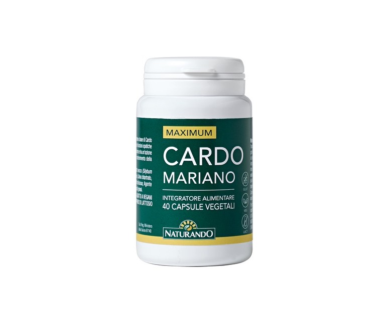 Maximum cardo mariano 40 cápsulas vegetales Naturando
