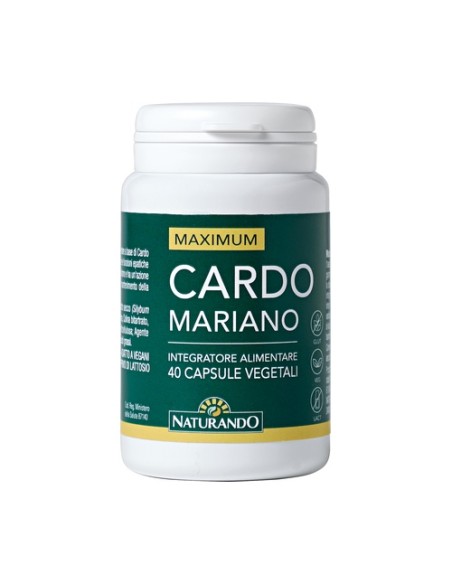 Maximum cardo mariano 40 cápsulas vegetales Naturando