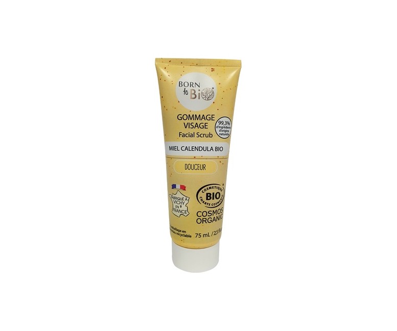 Exfoliante facial piel sensible Bio 75 ml de gel Born to bio