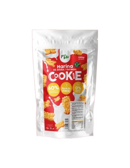 Harina de avena cookie 1 kg de polvo (Avena) Protella
