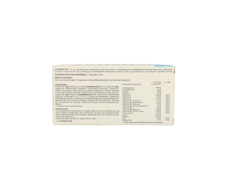 Dememory 60 cápsulas Pharma Otc