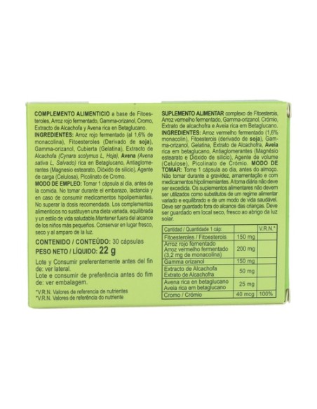 Fitoesteroles Plus 30 cápsulas Integralia